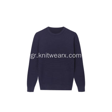 Ανδρικό πλεκτό Ottoman Stitch Crew-Neck Soft Pullover